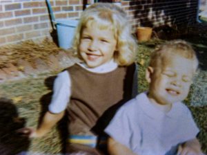 adoption in the 1980s | young brother and sister smiling